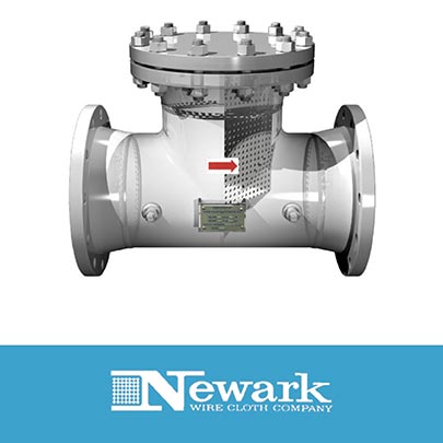 Newark Wire Cloth Develops Tee Strainer for Major Pharmaceutical Application